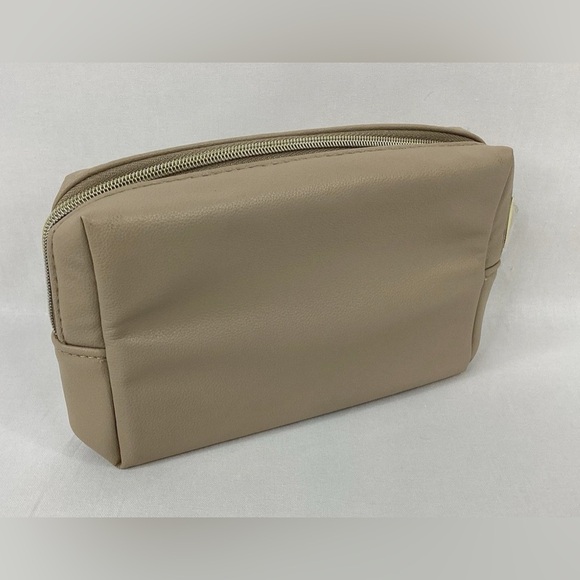 Yves Saint Laurent Beaute Makeup Cosmetic Pouch Beige W6-1/2” x H4” x D2” - Picture 4 of 4